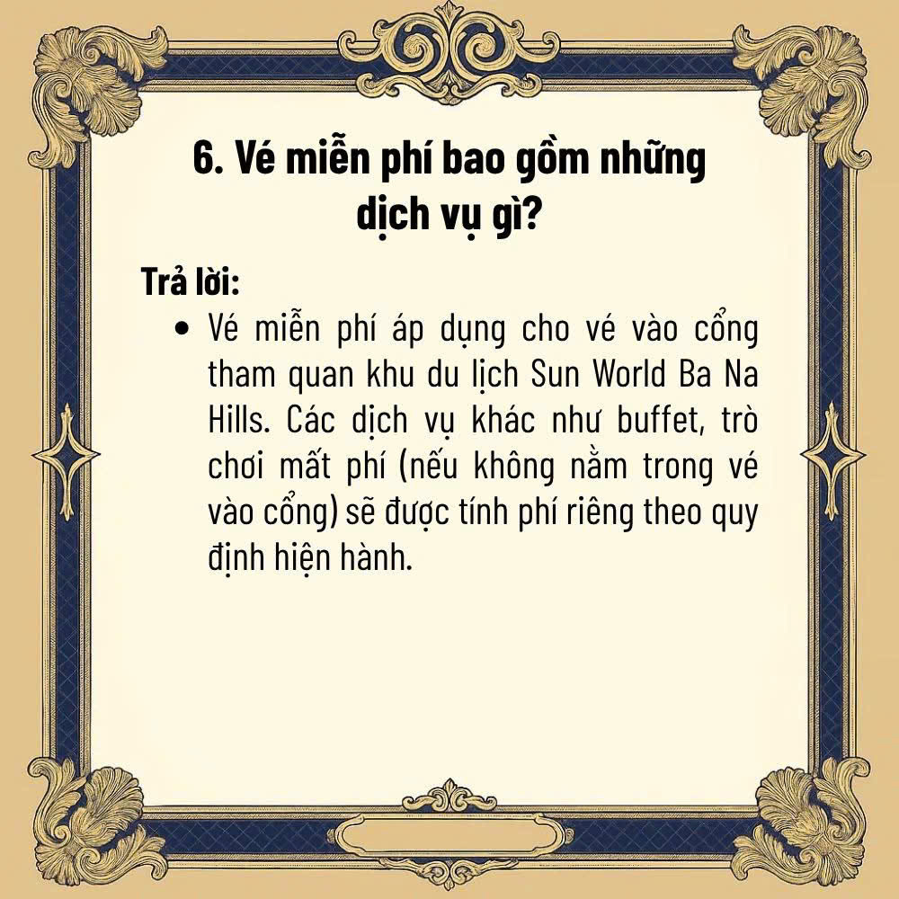Thông Tin Vé Miễn Phí Bà Nà Hills Cho Học Sinh