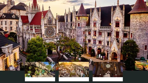Không gian kiến trúc châu Âu giữa mây trời